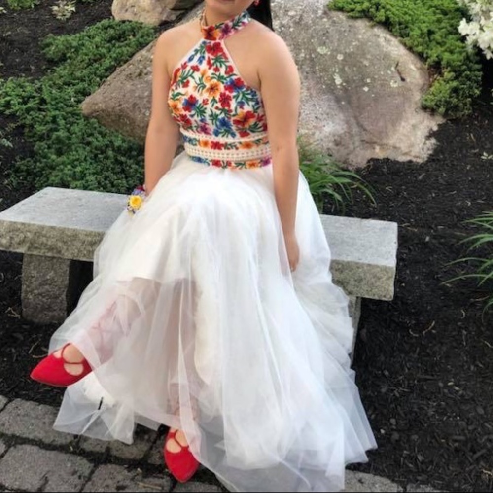 Sherri Hill Two Piece Prom Dress